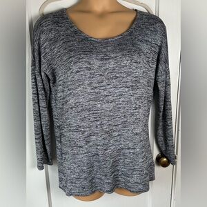 Athleta Heathered Gray Long Sleeve Top